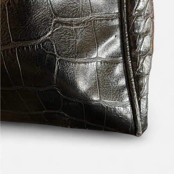 Anne Klein Crocodile Tote (Pink interior) - Picture 5 of 11